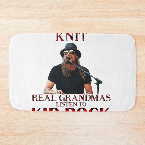 Item preview, Some Grandmas Knit Real Grandmas Listen to Kid Rock  designed and sold by CarrieCremin.