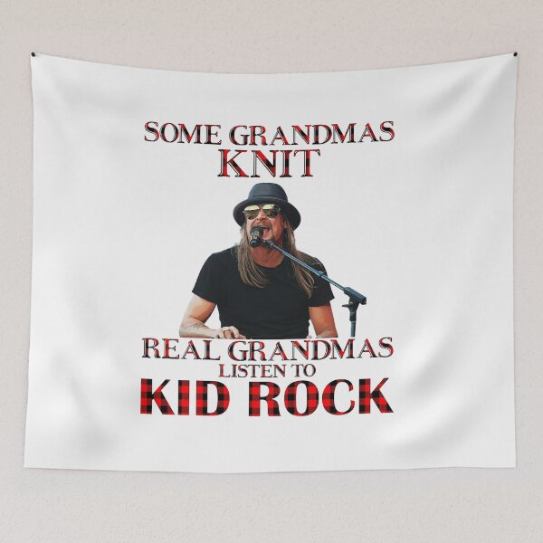 Item preview, Some Grandmas Knit Real Grandmas Listen to Kid Rock  designed and sold by CarrieCremin.