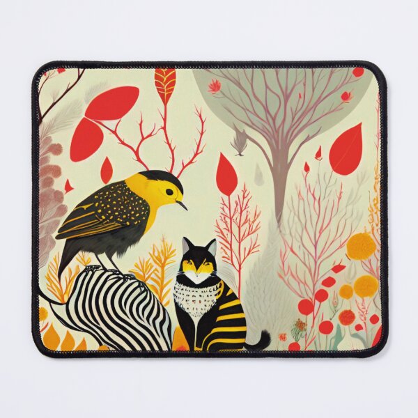 Item preview, Transcendental conversation between birds and cats designed and sold by paulagonig.