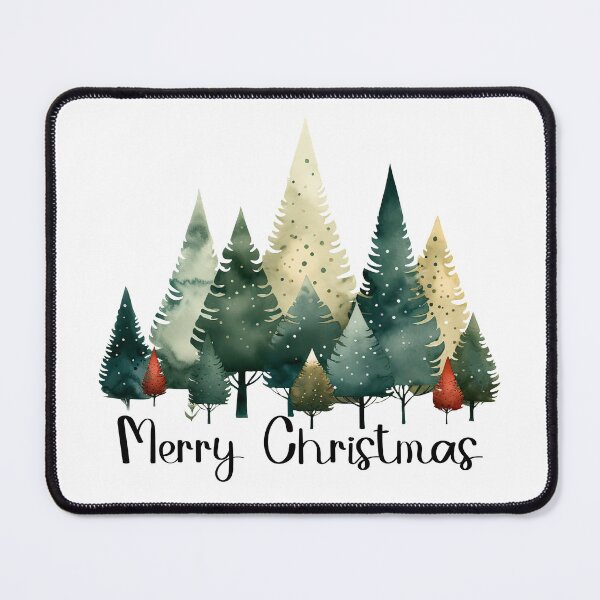 Item preview, Merry Christmas simple Christmas trees art illustration  designed and sold by Inktown.
