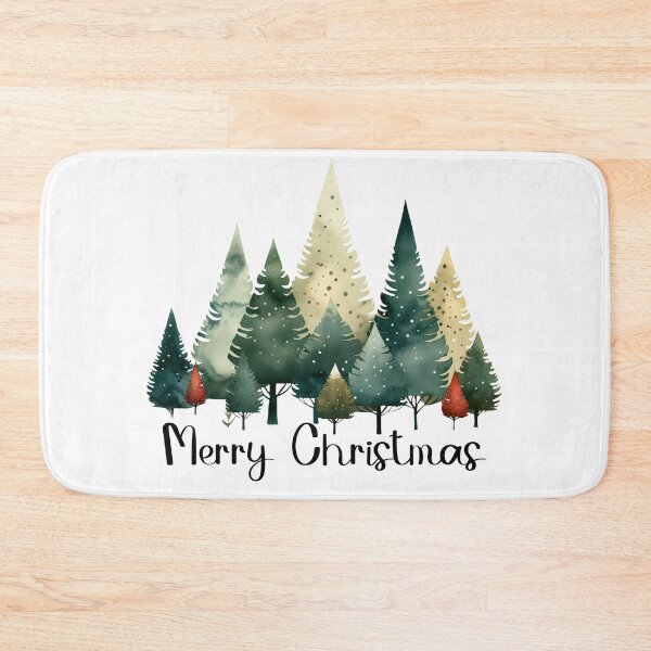 Item preview, Merry Christmas simple Christmas trees art illustration  designed and sold by Inktown.