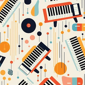 Artwork thumbnail, Retro Keyboard by TAbstract