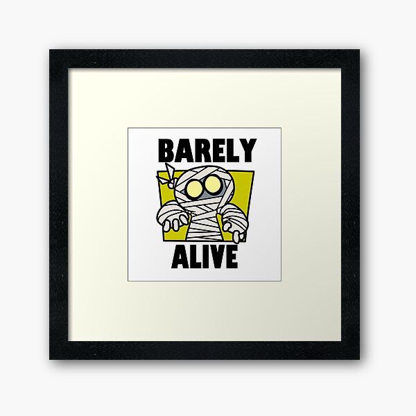 Barely Alive (colored version Framed Art Print