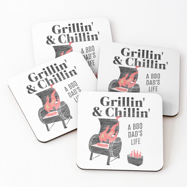 Item preview, Grillin' and Chillin' A BBQ Dad's Life designed and sold by ClaytownTees.