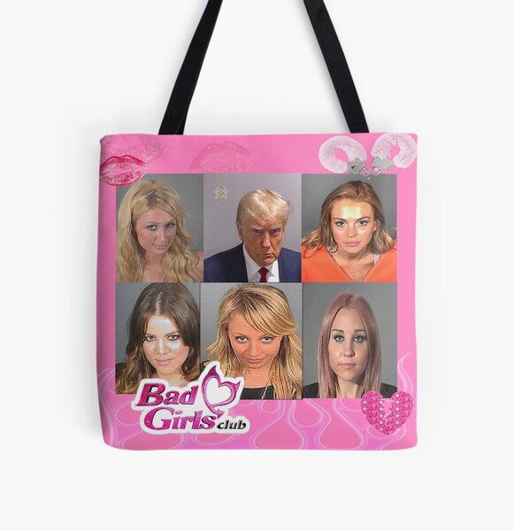 Large Tote Bag Sad Girl Bad Girl Anime Waifu Babe Grocery 