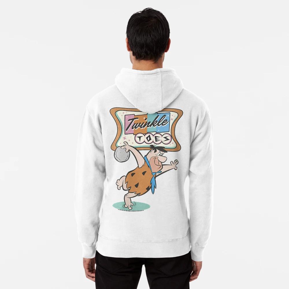 Womens The Flintstones Twinkle Toes Fred Flintstone Bowling Alley   Pullover Hoodie for Sale by AliciaStandish | Redbubble