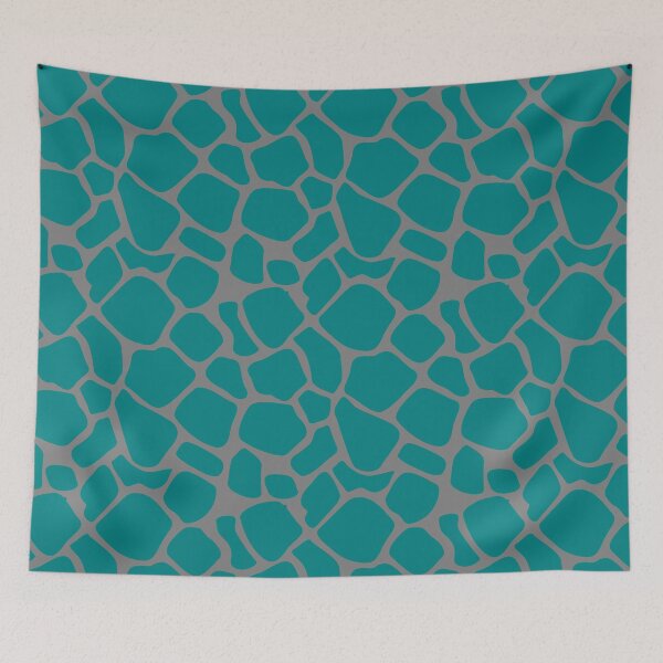 Item preview, Teal and Gray Rock Pattern designed and sold by stareongroup.