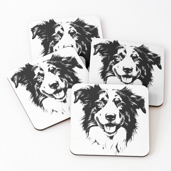 Item preview, Australian Shepherd T-shirt Art Sticker designed and sold by allthis.