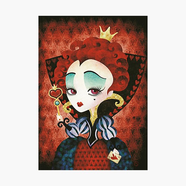 Queen of Hearts Photographic Print