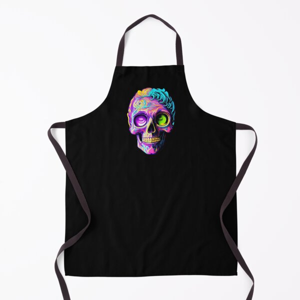 Item preview, A.I Generated Psychedelic Moon Skull  designed and sold by GleamingGiant.