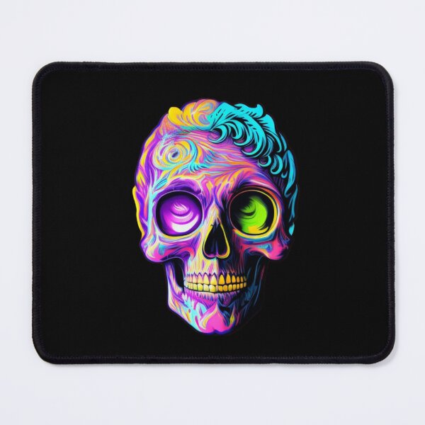 Item preview, A.I Generated Psychedelic Moon Skull  designed and sold by GleamingGiant.