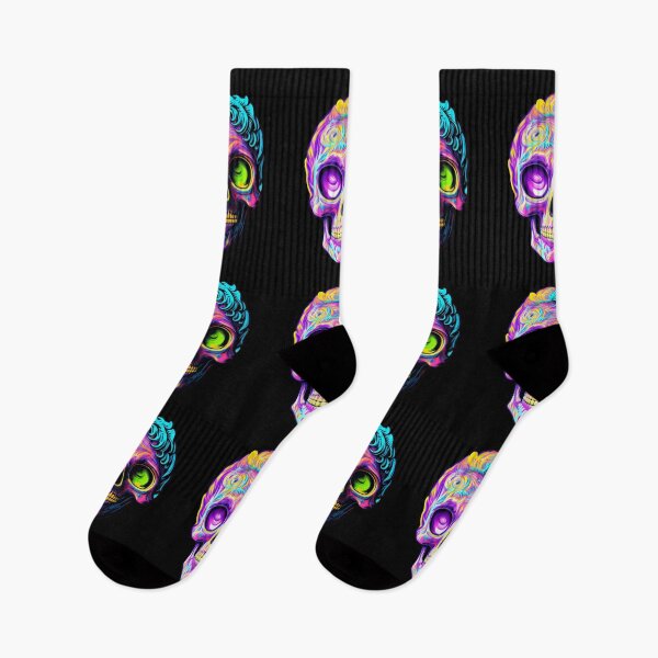 Item preview, A.I Generated Psychedelic Moon Skull  designed and sold by GleamingGiant.