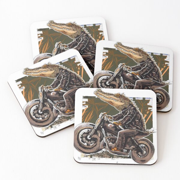 Item preview, Alligator Riding a Bike designed and sold by Zenzy Customs.