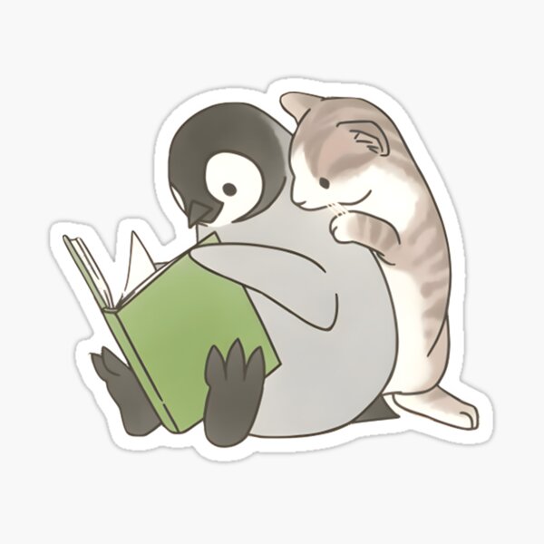 Item preview, Cat And Penguin  designed and sold by BeaJMcMasters.
