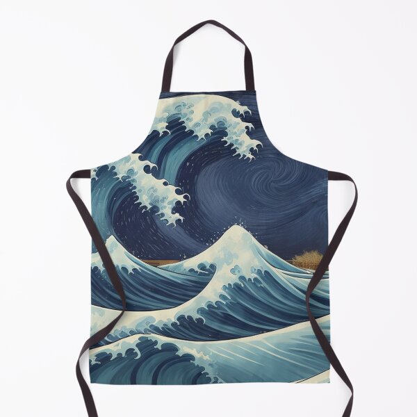 Item preview, Great Wave Kanagawa Japanese Hokusai Van Gogh Style designed and sold by Yellowriversss.