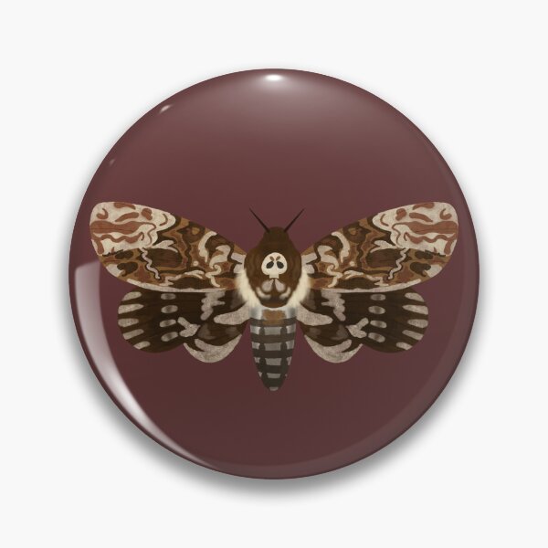 Item preview, Deaths Head Moth designed and sold by grayfoxgoods.