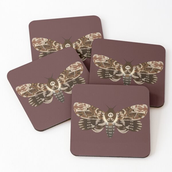 Item preview, Deaths Head Moth designed and sold by grayfoxgoods.