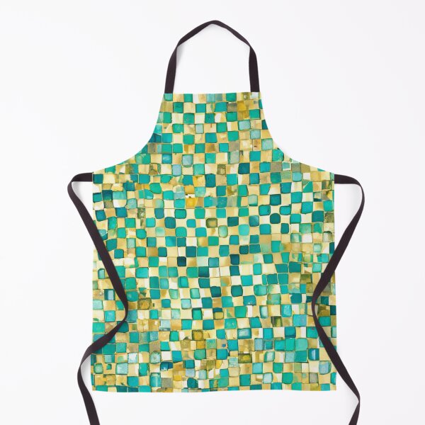 Item preview, Beautiful Elegant Teal And Golden Tiles Pattern designed and sold by Moonsiess.