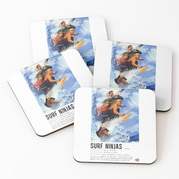 Item preview, Ninjas Who Surf Poster designed and sold by GracielaMorey66.