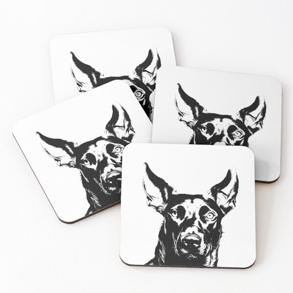 Item preview, Doberman Pinscher T-shirt Art Sticker designed and sold by allthis.