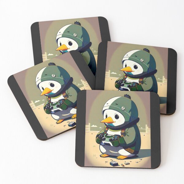 Item preview, Cute Penguin Playing Video Games  designed and sold by EdwardMMille.