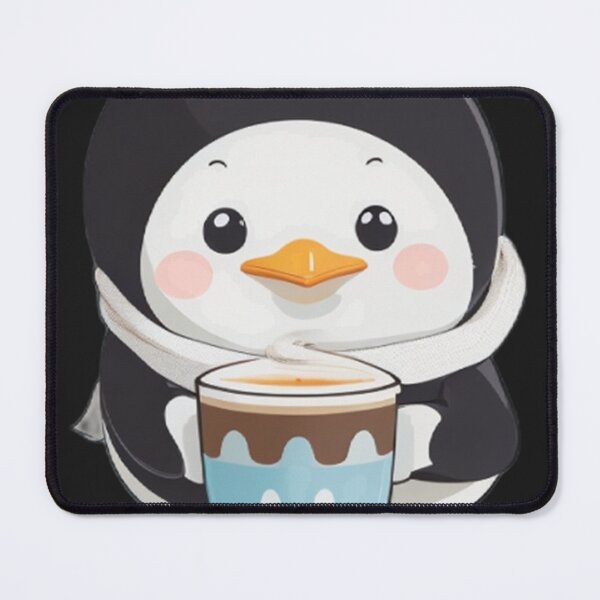 Item preview, Cute Penguin With Coffee  designed and sold by EdwardMMille.