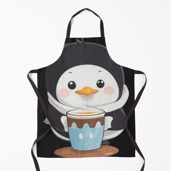 Item preview, Cute Penguin With Coffee designed and sold by EdwardMMille.