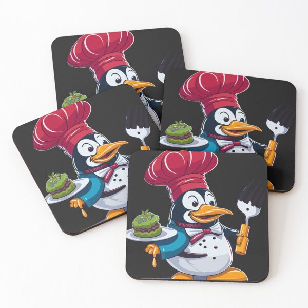 Item preview, Chef Penguin A Happy And Vibrant Disney-Inspired Vector Contour Art  designed and sold by EdwardMMille.