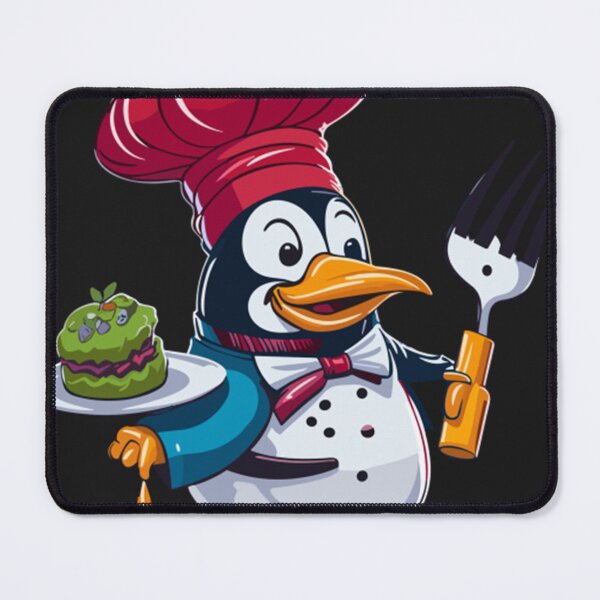 Item preview, Chef Penguin A Happy And Vibrant Disney-Inspired Vector Contour Art  designed and sold by EdwardMMille.