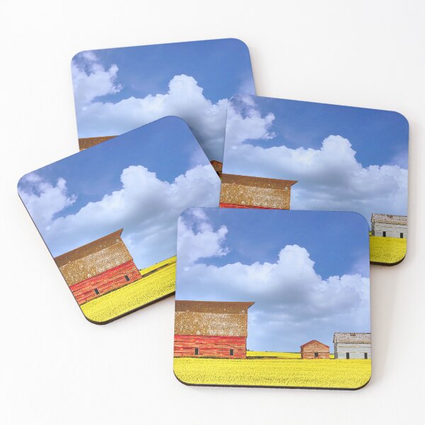 Item preview, Farm Scene with Barns Bright  designed and sold by Sunshine-Dreams.