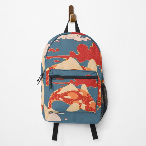 Item preview, Koi Carp Fish on Blue moon designed and sold by hanabiprints.