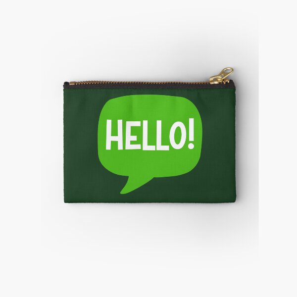 Item preview, Hello! Green Speech Bubble designed and sold by Jaima-OLoughlin.
