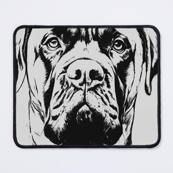 Item preview, English Mastiff T-shirt Art Sticker designed and sold by allthis.
