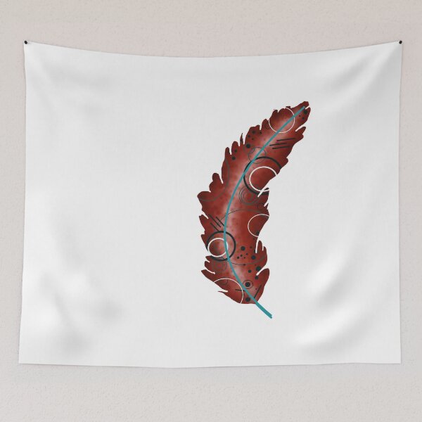 Item preview, Red feather designed and sold by NicoleFehrArt.