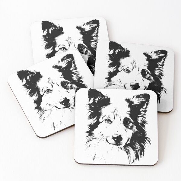 Item preview, Shetland Sheepdog T-shirt Art Sticker designed and sold by allthis.