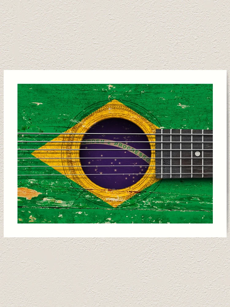 アート・デザイン・音楽 Gustavo GAILLEBOTTE Blue Guitar Graffiti Art – Urban Music Wall Print – Digital