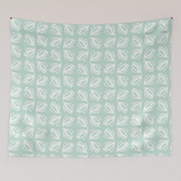 Item preview, Mindblowing minty fresh floral designed and sold by KateWiseArt.