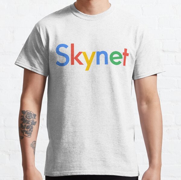 Skynet Google logo Parodie irgendwie lustig Classic T-Shirt