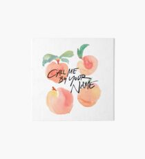 Ruf mich mit deinem Namen an - Peaches Galeriedruck