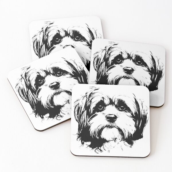 Item preview, Shih Tzu T-shirt Art Sticker designed and sold by allthis.