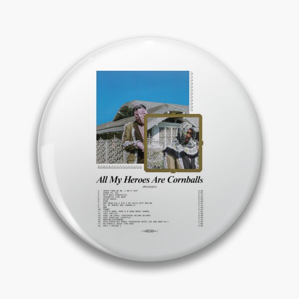 Item preview, JPEGMAFIA All My Heroes Are Cornballs (With Tracklist) designed and sold by CharlieRoda.