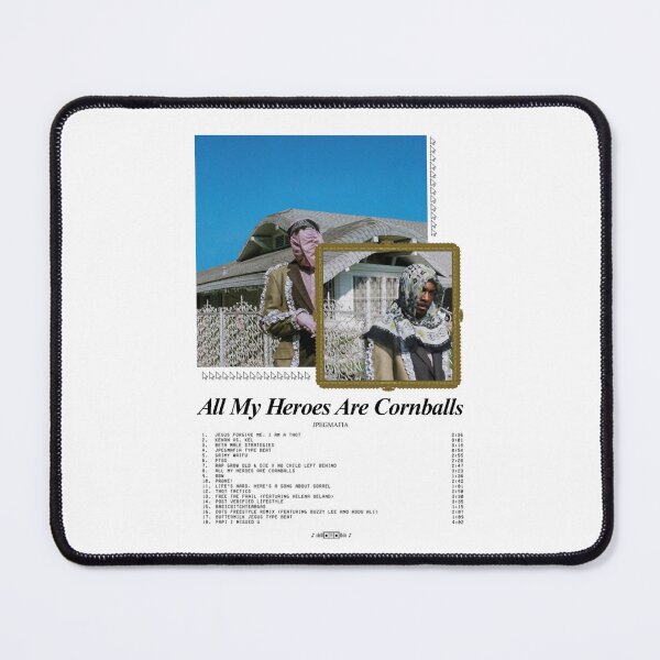 Item preview, JPEGMAFIA All My Heroes Are Cornballs (With Tracklist) designed and sold by CharlieRoda.