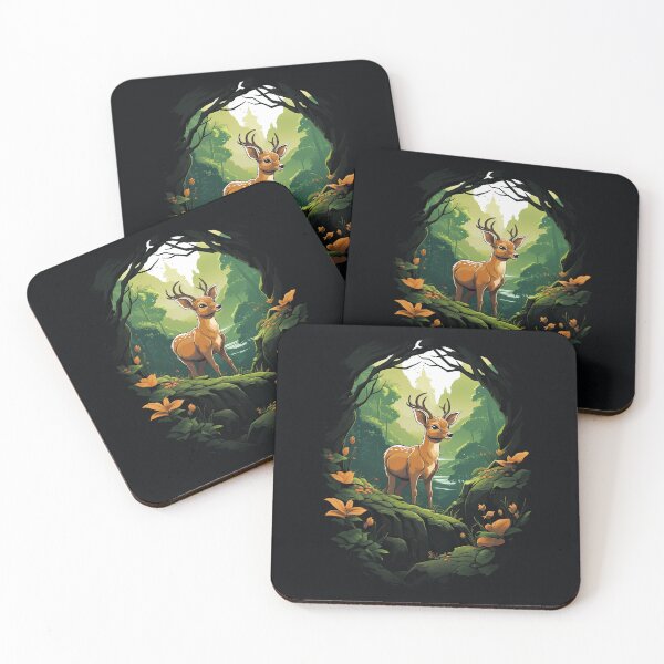 Item preview, Mountain Wanderer's Muntjac Amidst Overgrown Valley 3 designed and sold by eyestetix.