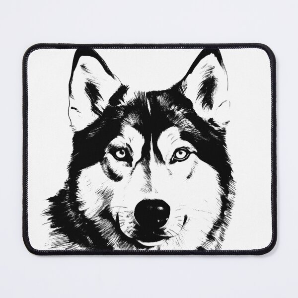 Item preview, Siberian Husky T-shirt Art Sticker designed and sold by allthis.