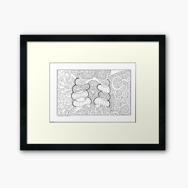 Cardiologica Extremis #XXXII Framed Art Print