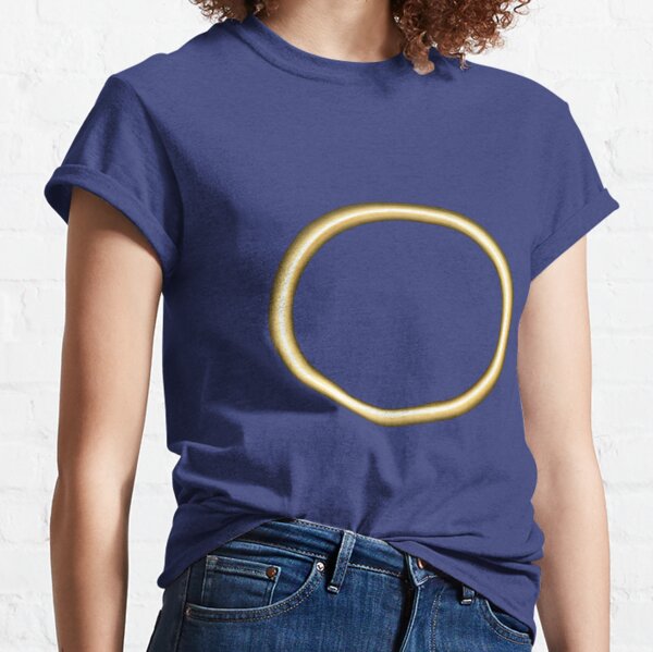 SONIC MENS T-SHIRT GOLD RINGS