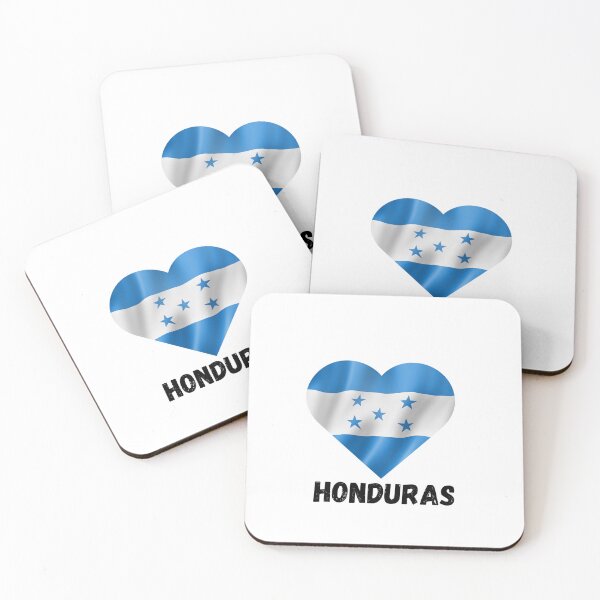Item preview, Heart design with the flag of Honduras designed and sold by DEIVINM.