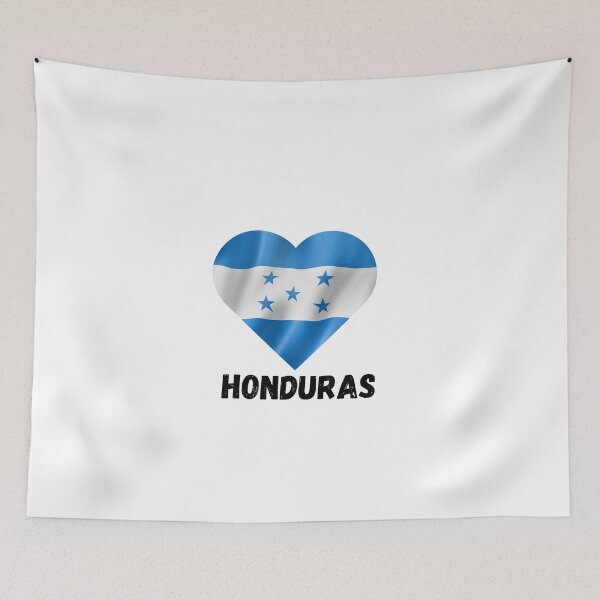 Item preview, Heart design with the flag of Honduras designed and sold by DEIVINM.