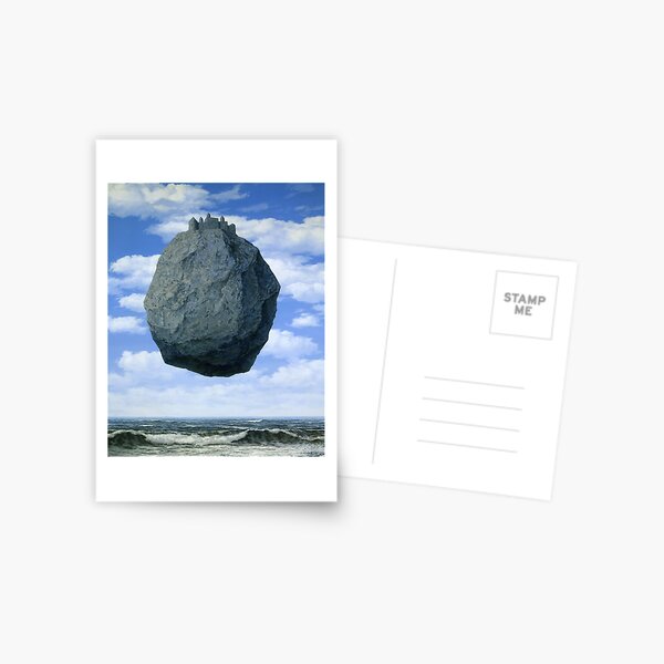 The Castle of the Pyrenees( Le Chateau de Pyrenees)-Rene Magritte Postcard