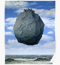The Castle of the Pyrenees( Le Chateau de Pyrenees)-Rene Magritte Poster